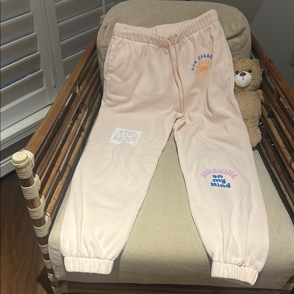 Vintage Havana Pink Sweatpants Relaxed Fit